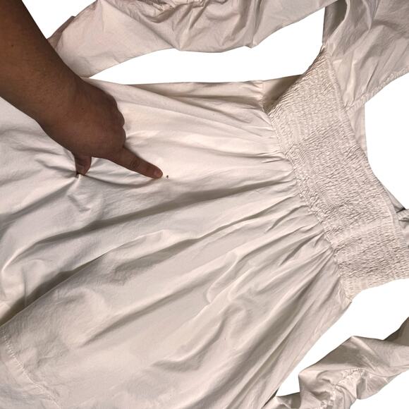 Free People White Color Lindsay Rose Babydoll Dress in Red Size Extra Small XS - Picture 6 of 15